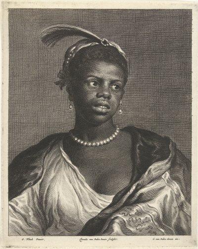 Black Girl by Cornelis van Dalen II